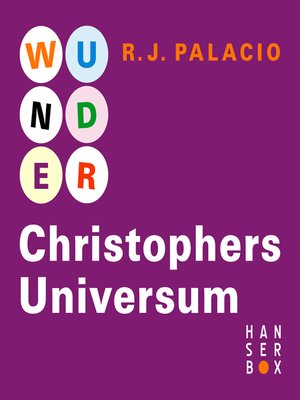 cover image of Wunder – Christophers Universum